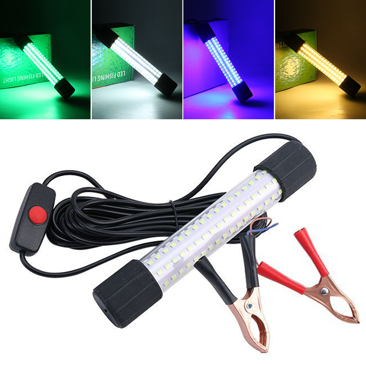 Fish Finder - Underwater Fishing Lamp 15W Waterproof Submersible