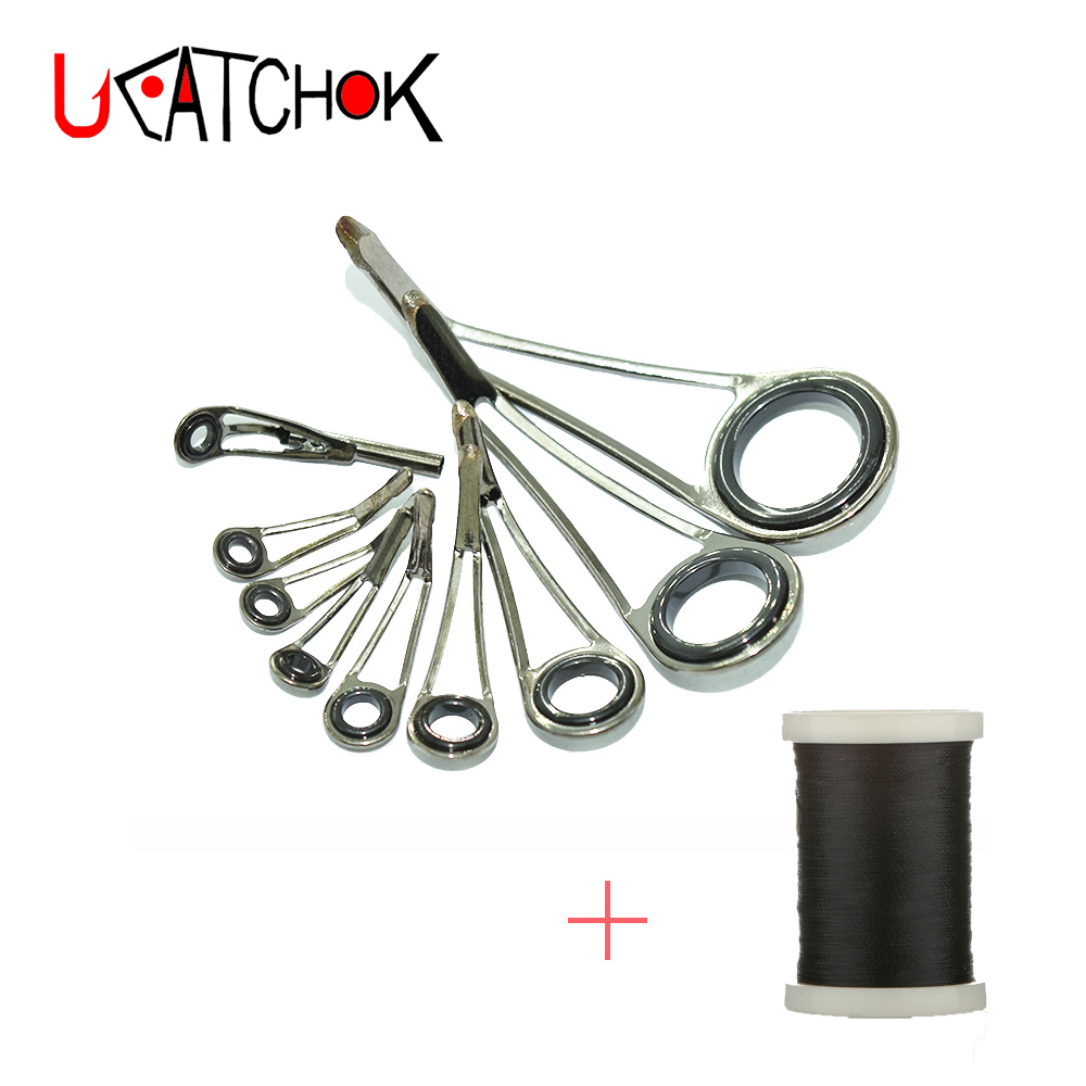 Fishing Light - 9pcs/Kit Rock Trout Fishing Rod Guides