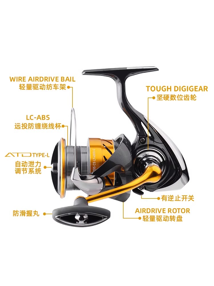 24 DAIWA REVROS CS LT Spinning - огляд і ціна Abu Garcia Reel Max