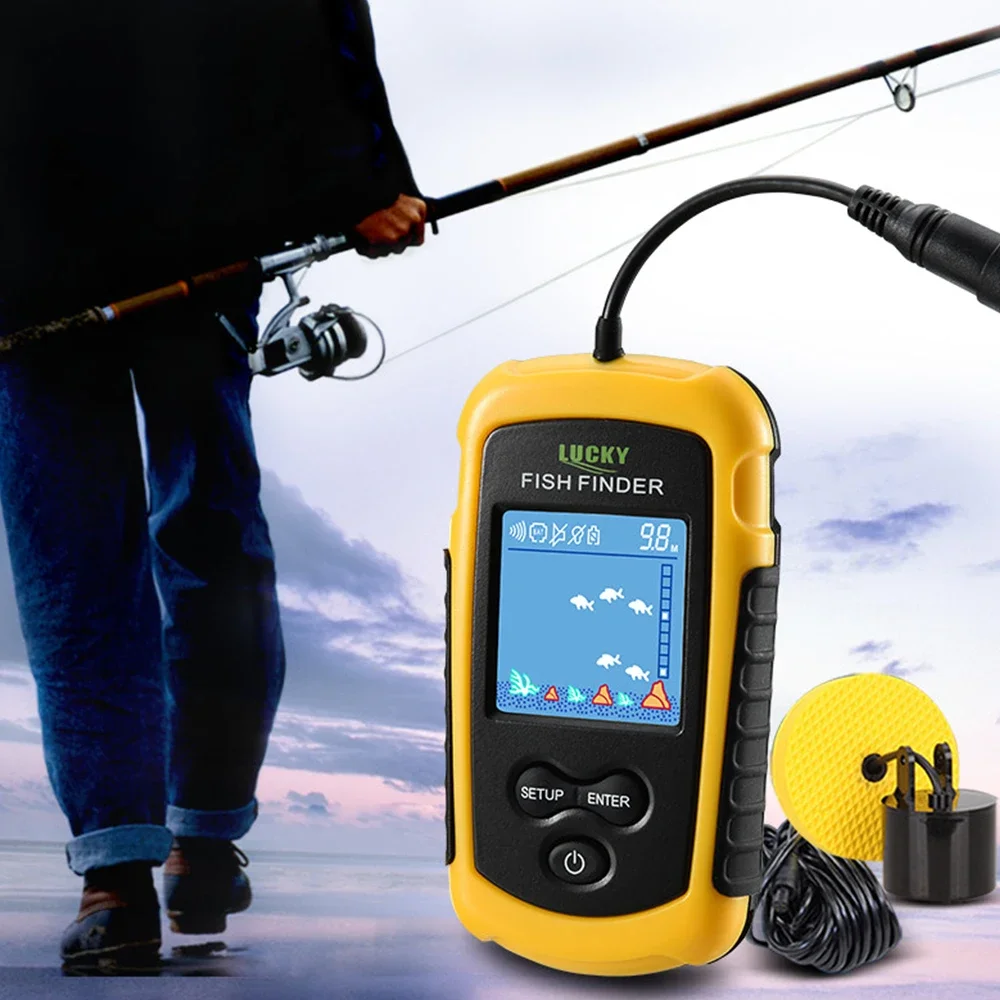 Lucky LCD Color Screen Portabl - огляд і ціна Fishing Depth Finder