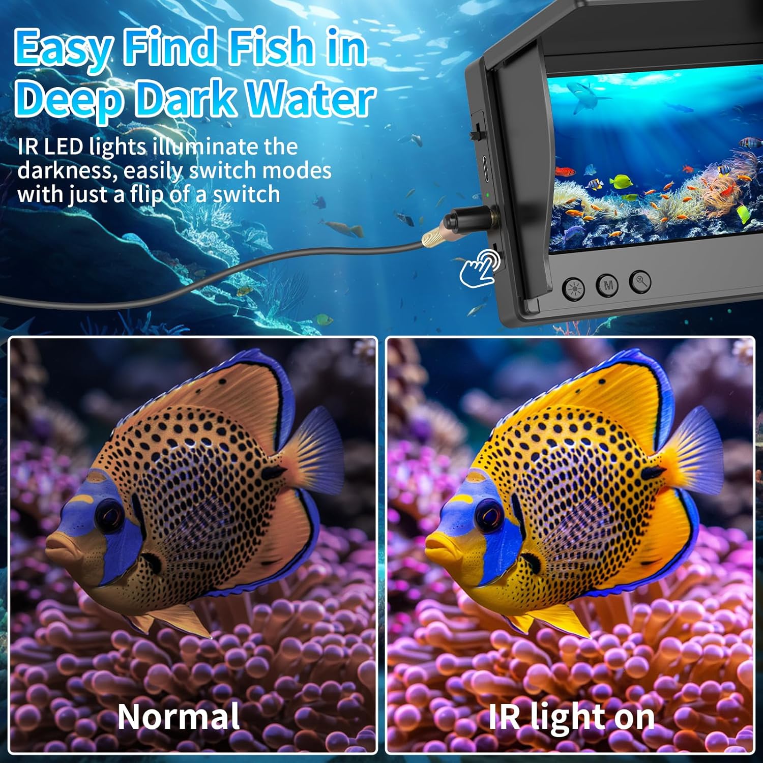 Portable Fish Depth Finder Wat - огляд і ціна Fish Finder