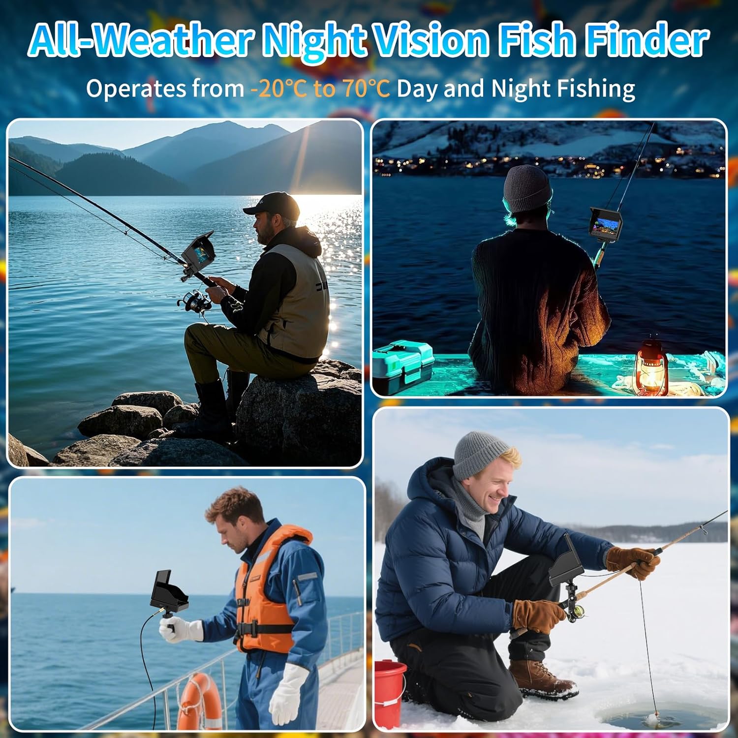 Portable Fish Depth Finder Wat - огляд і ціна Fish Finder