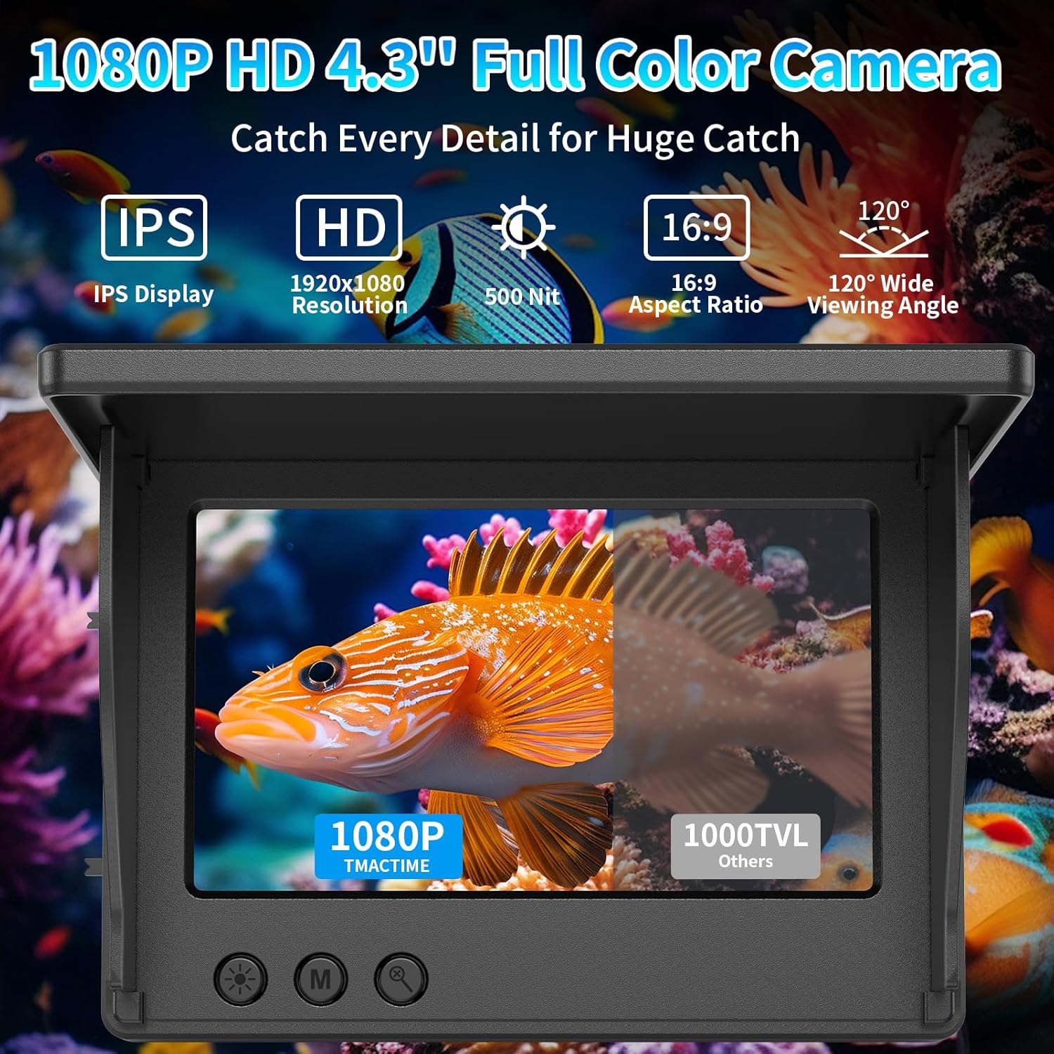 Portable Fish Depth Finder Wat - огляд і ціна Fish Finder