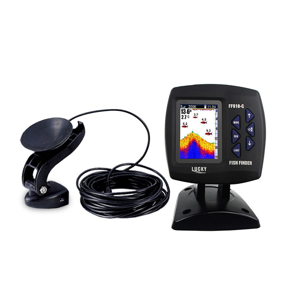 FF918-C100DS Color Screen Wire - огляд і ціна Fishing Depth Finder