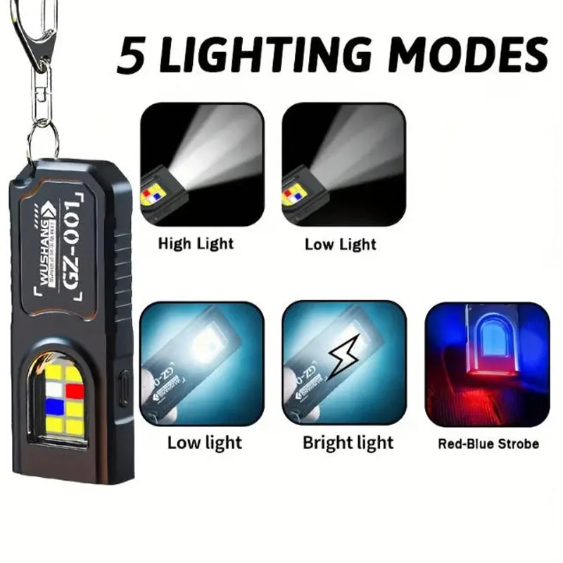 LED Keychain Flashlight Type C - огляд і ціна Fishing Light