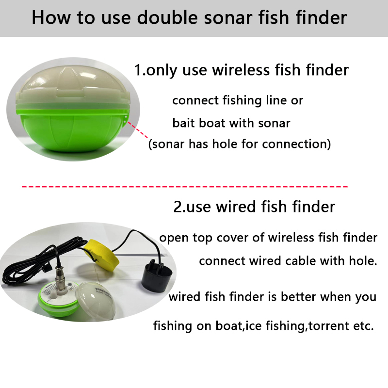 Portable Bluetooth Wireless So - огляд і ціна Fishing Depth Finder
